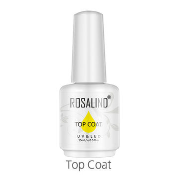 ROSALIND Top Coat Gel Polish Bright For Nail Art Design LED/UV Lamp